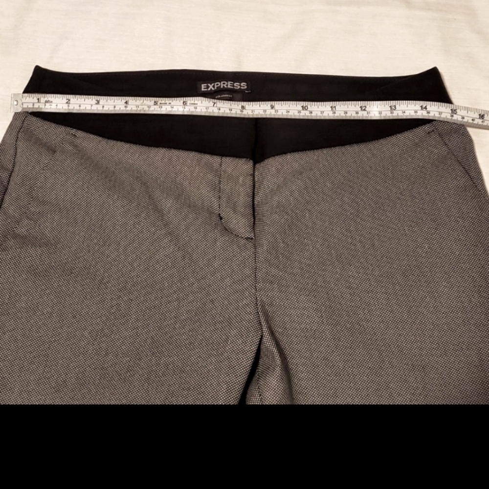 Express Columnist Black White Dot Pattern Pants S… - image 5